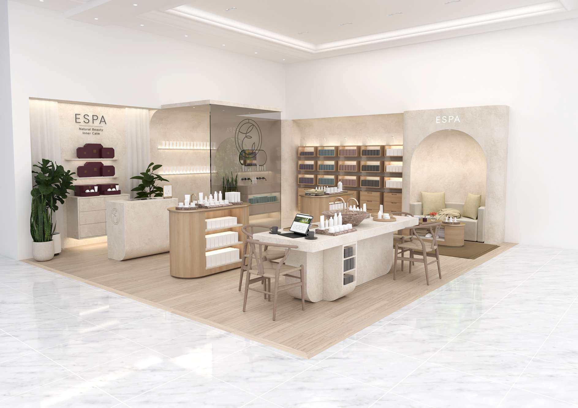 ESPA retail concept three, The Sanctuary, by SheridanCX