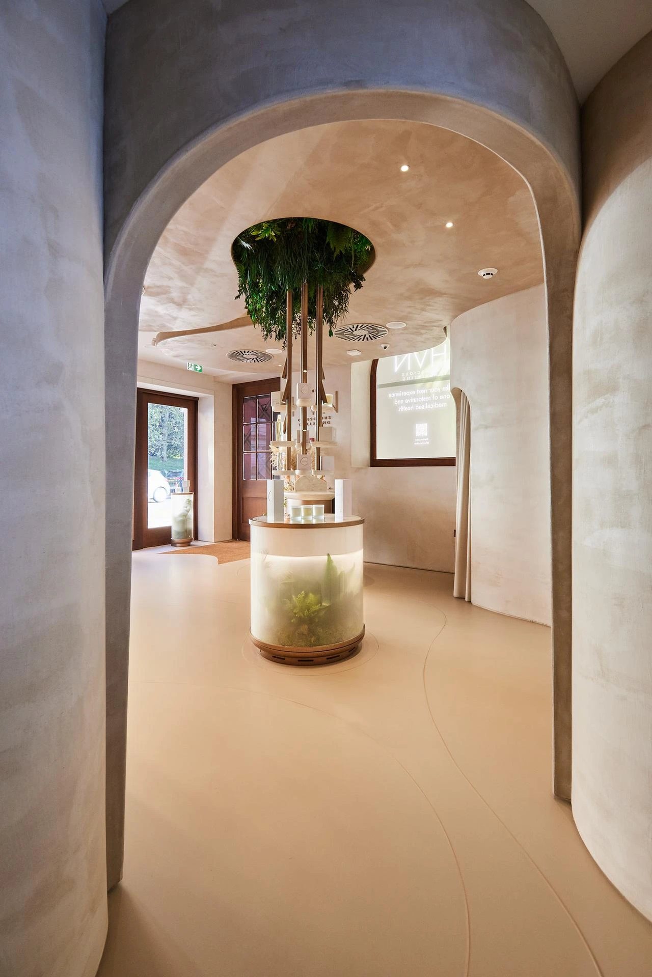 HVN Knightsbridge luxury wellness retail design by SheridanCX, London