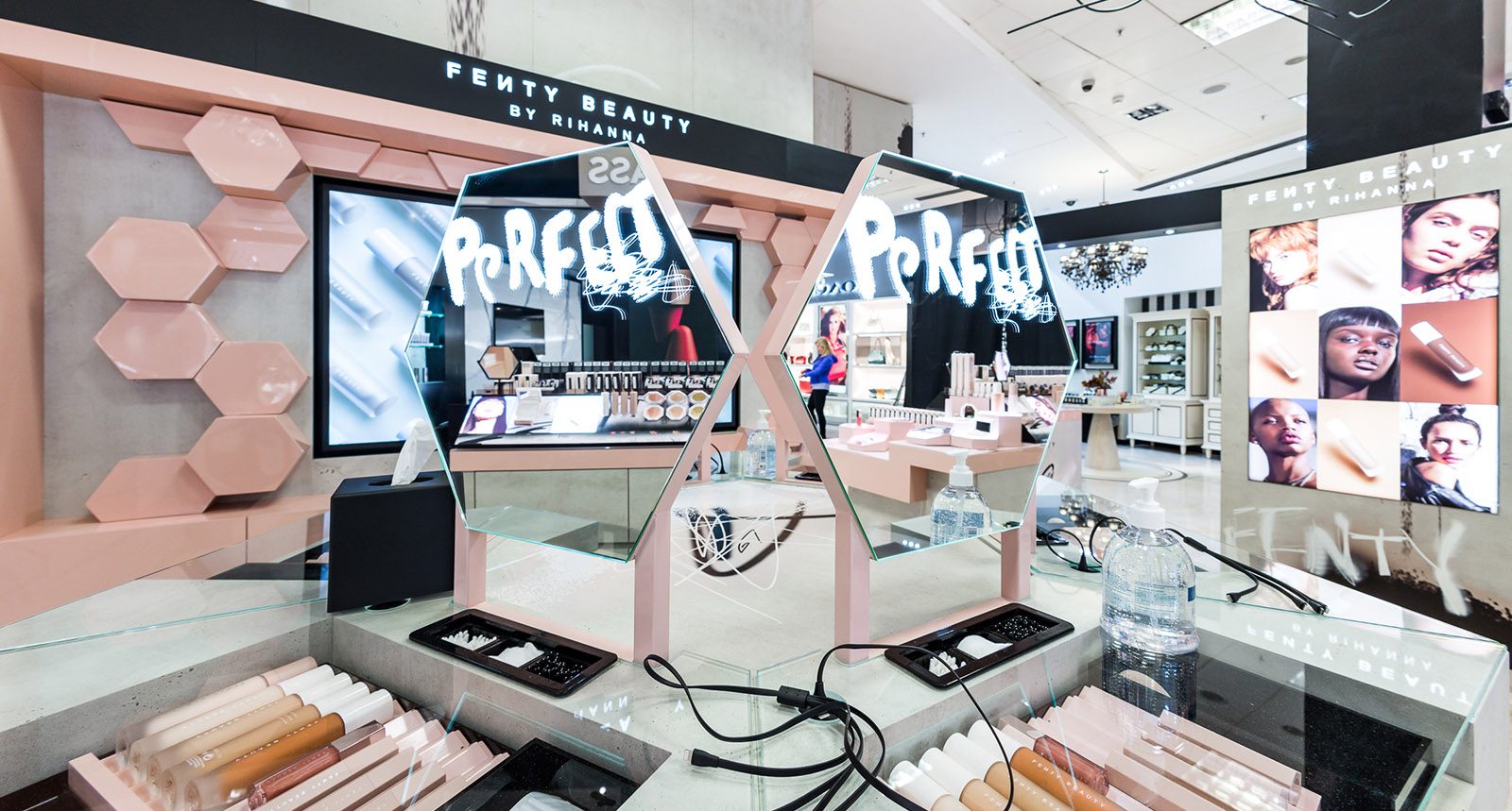 Fenty Beauty retail environment by SheridanCX