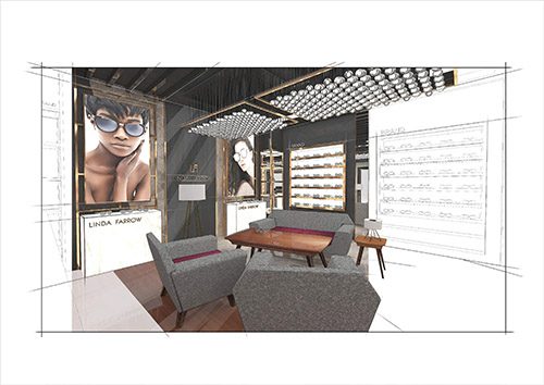 Linda Farrow creative concept