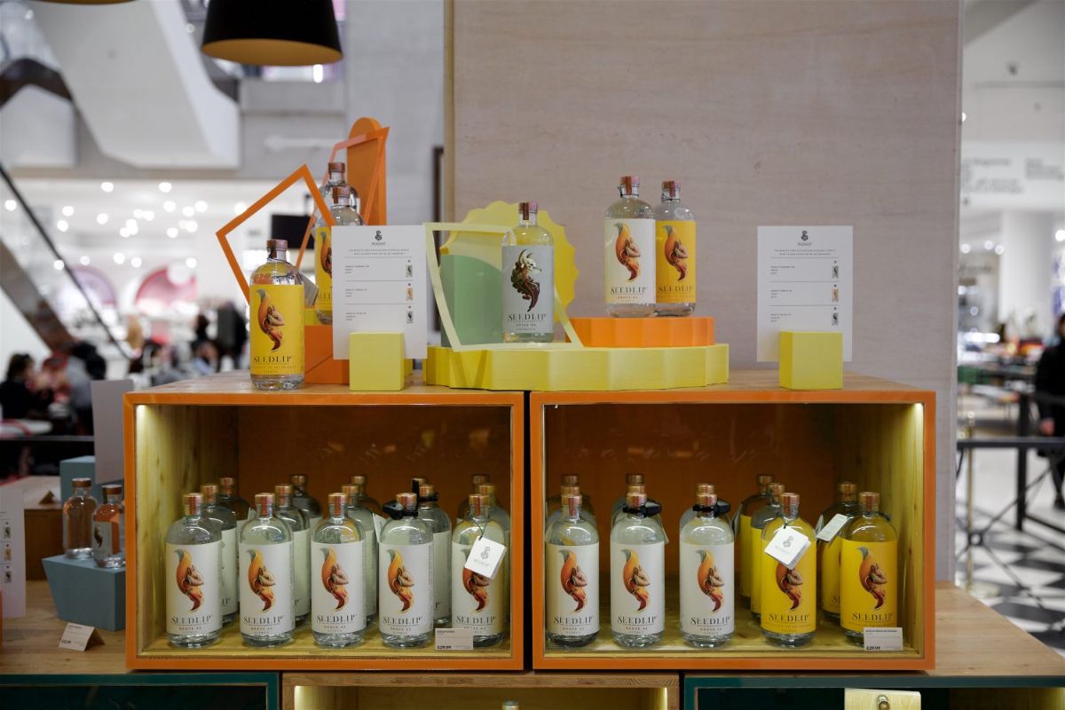 Our Work // Seedlip Hits Selfridges