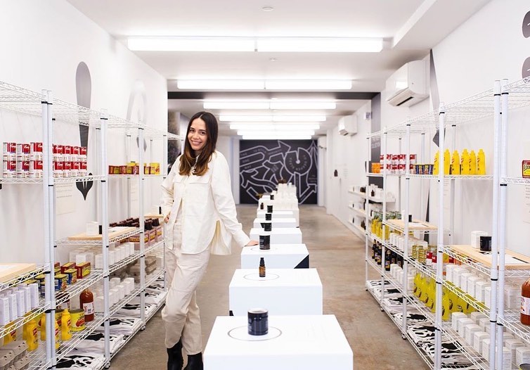 The Nue Co One Stop Shop pop-up central aisle, SoHo New York, by SheridanCX
