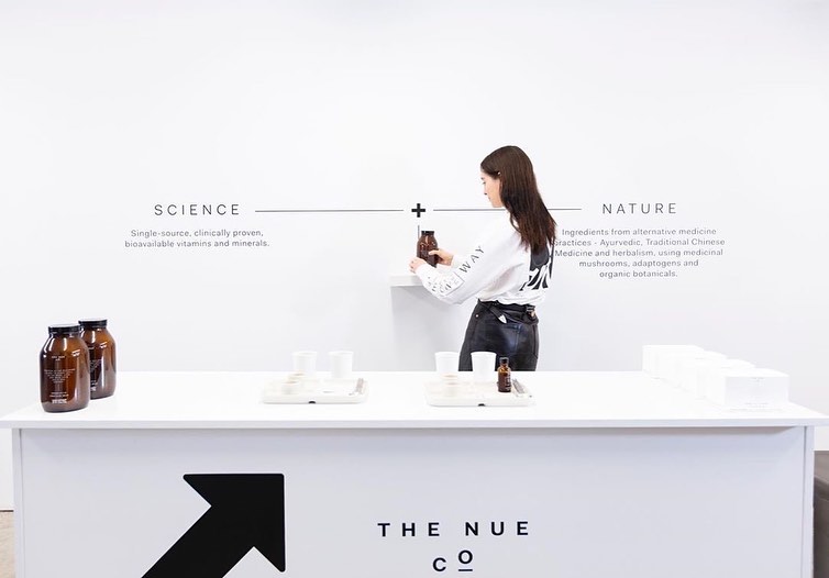 The Nue Co science and nature testing bar at The One Stop Shop, SoHo New York, by SheridanCX