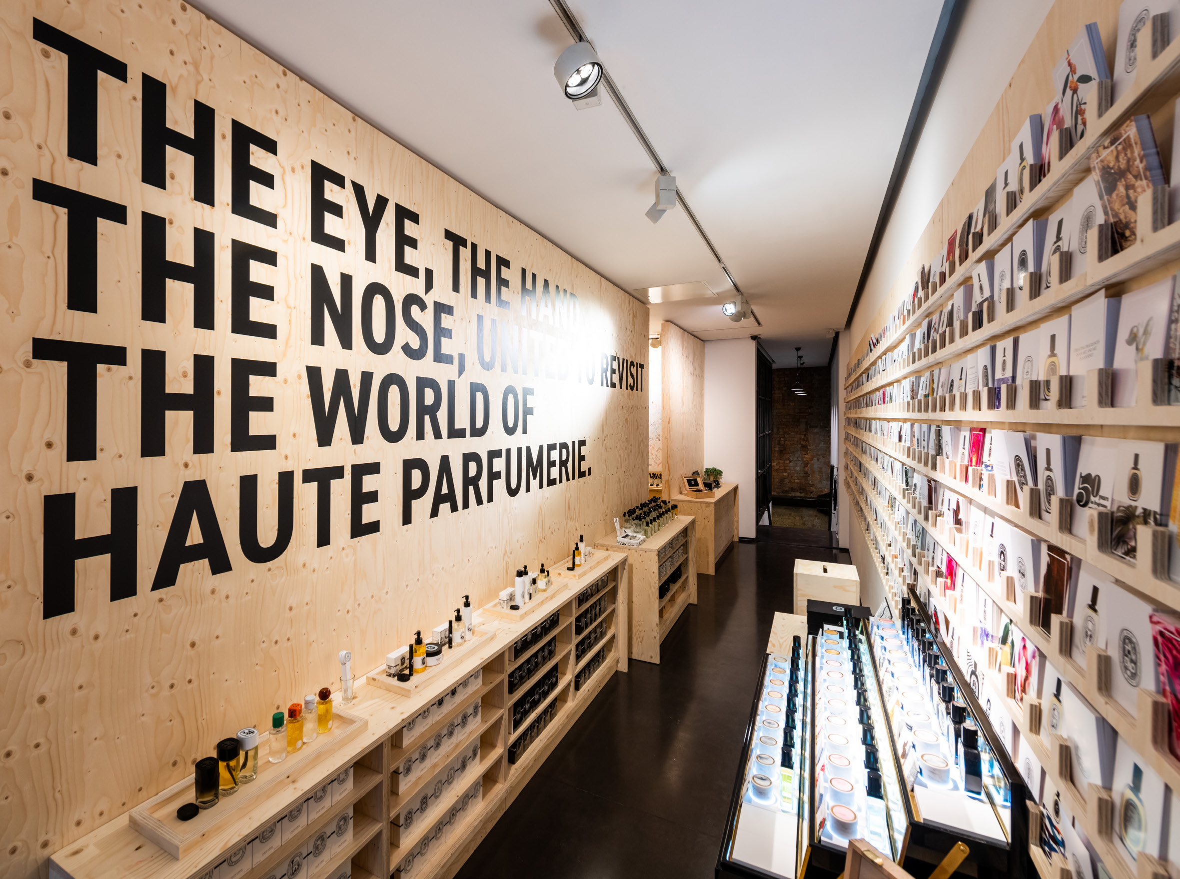 Diptyque Mayfair pop-up retail design by SheridanCX