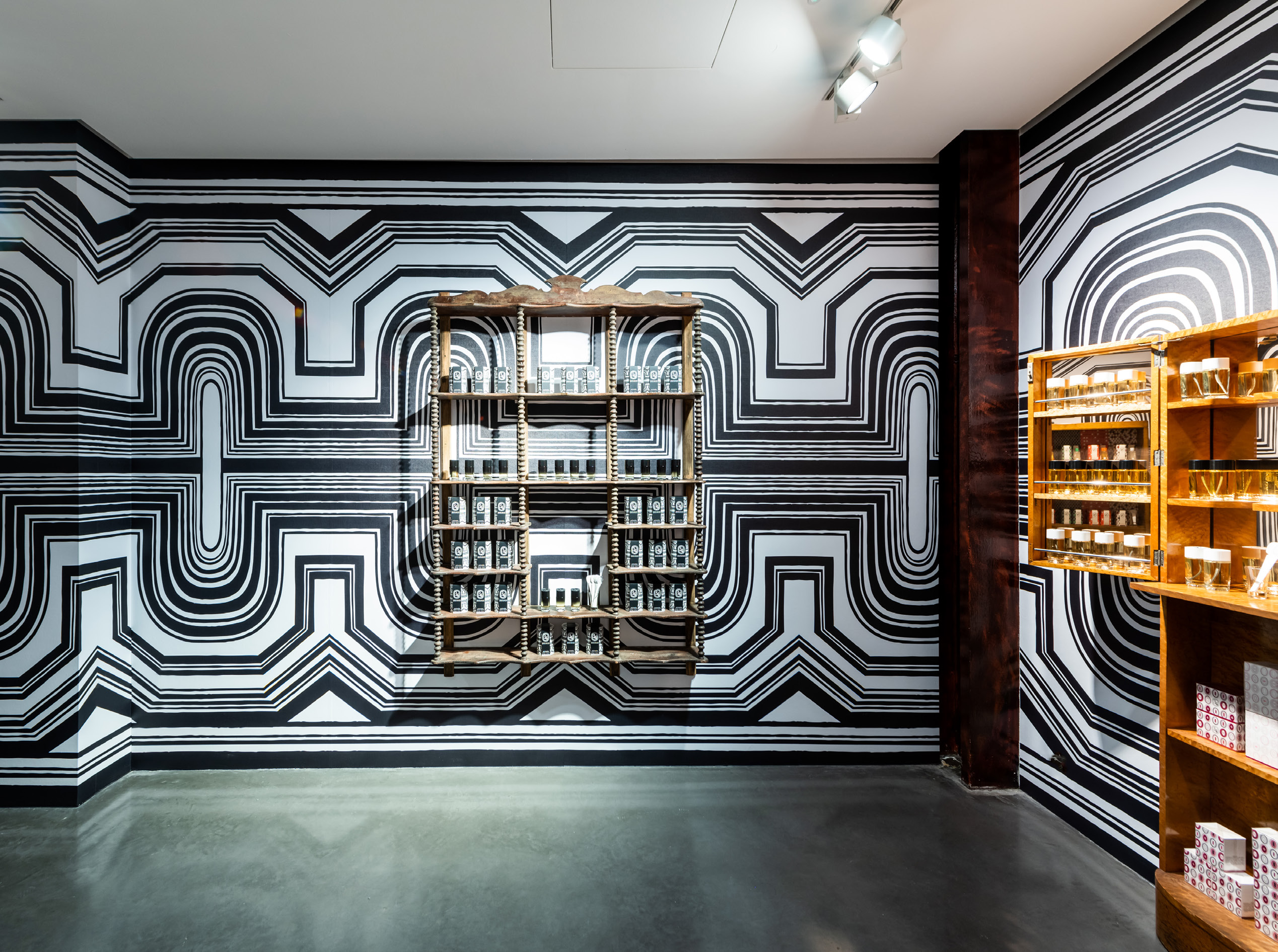 Diptyque Mayfair pop-up retail design by SheridanCX