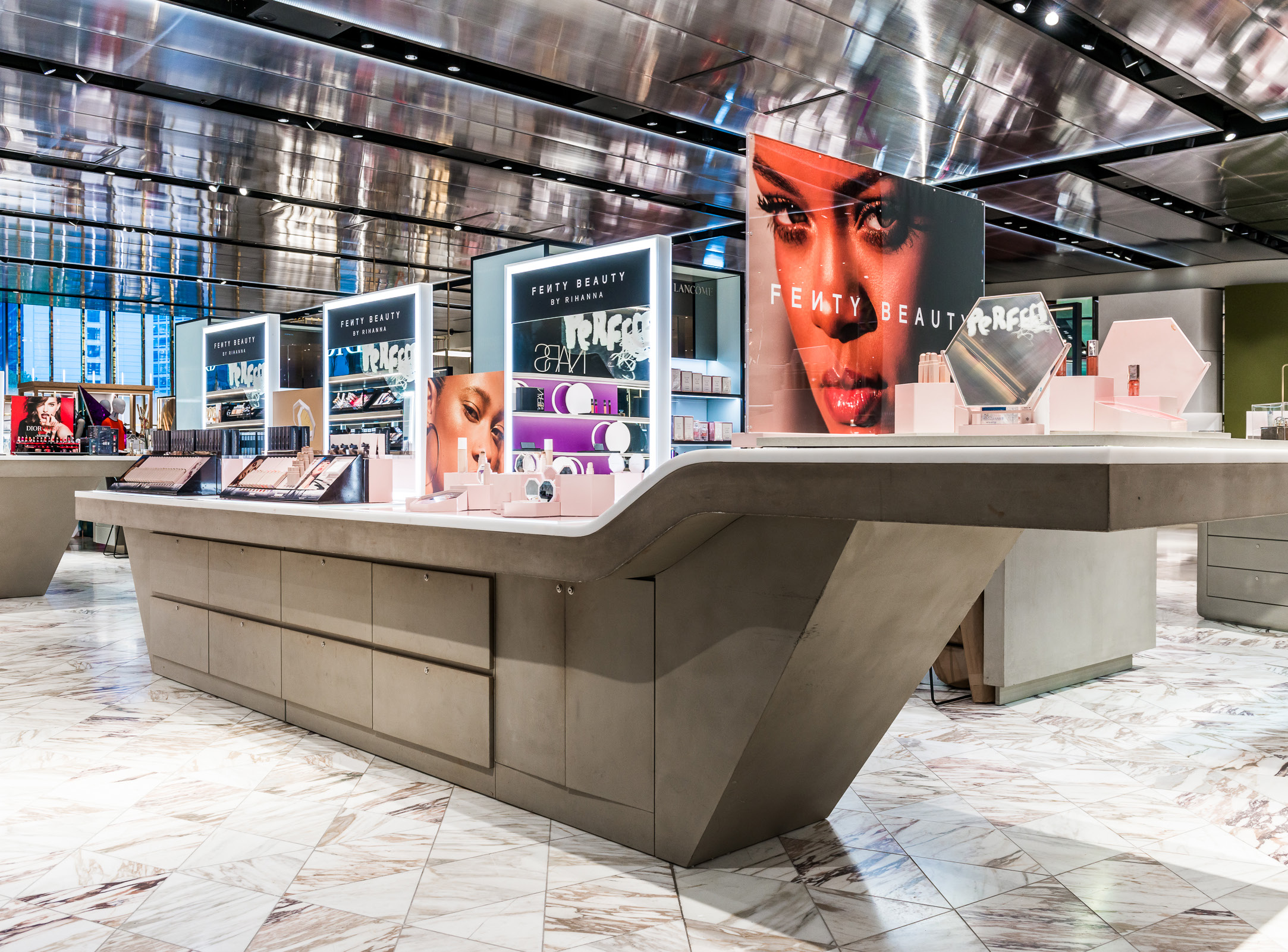 Fenty Beauty retail environment by SheridanCX