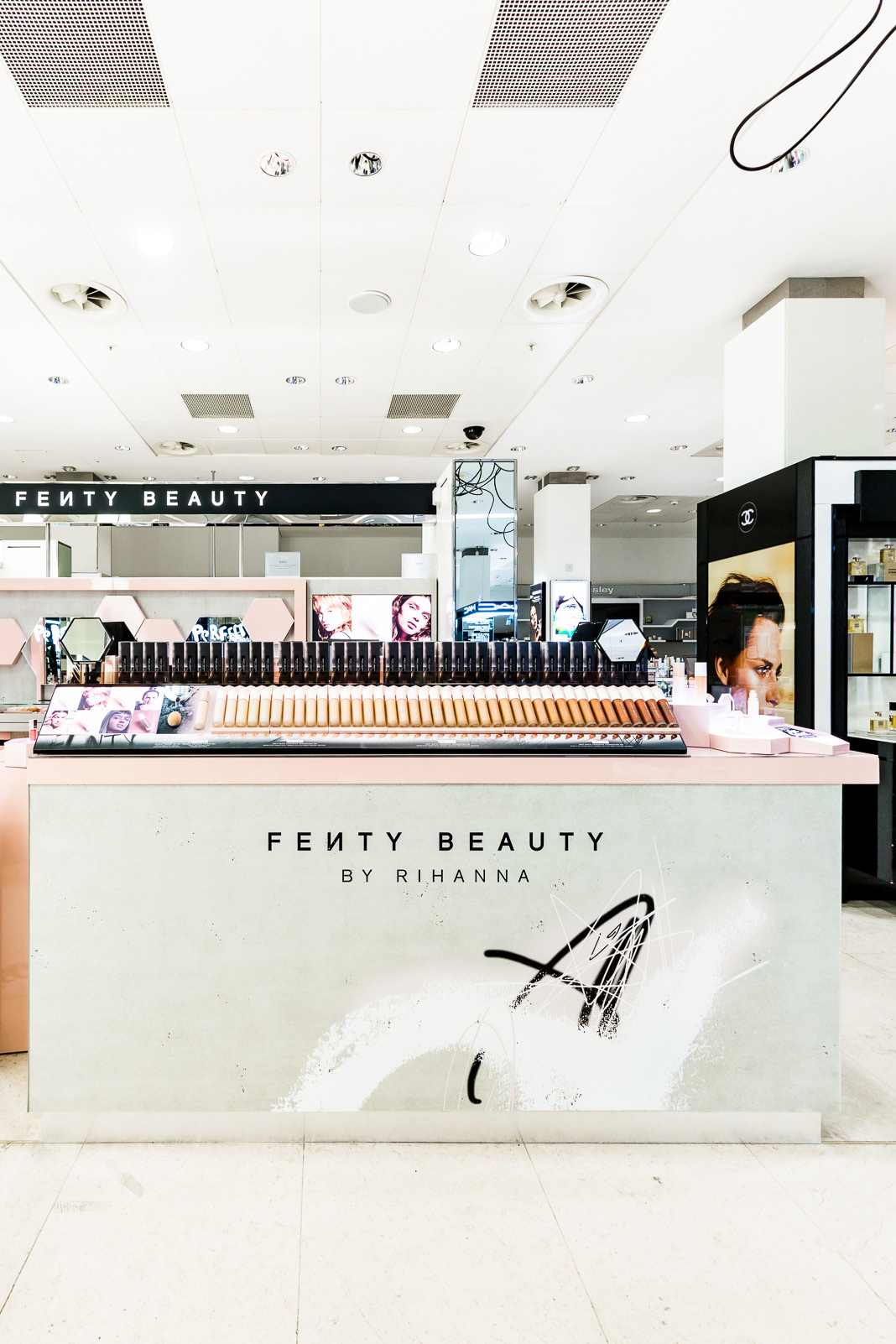 Fenty Beauty retail environment by SheridanCX