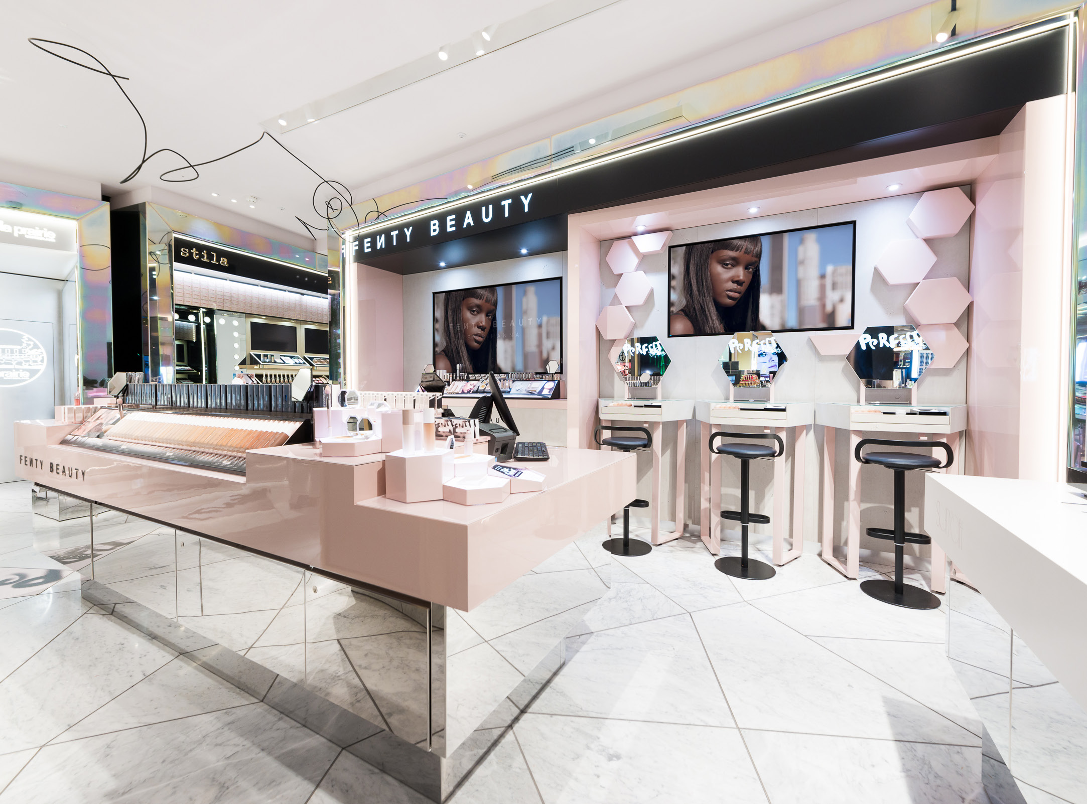 Fenty Beauty retail environment by SheridanCX